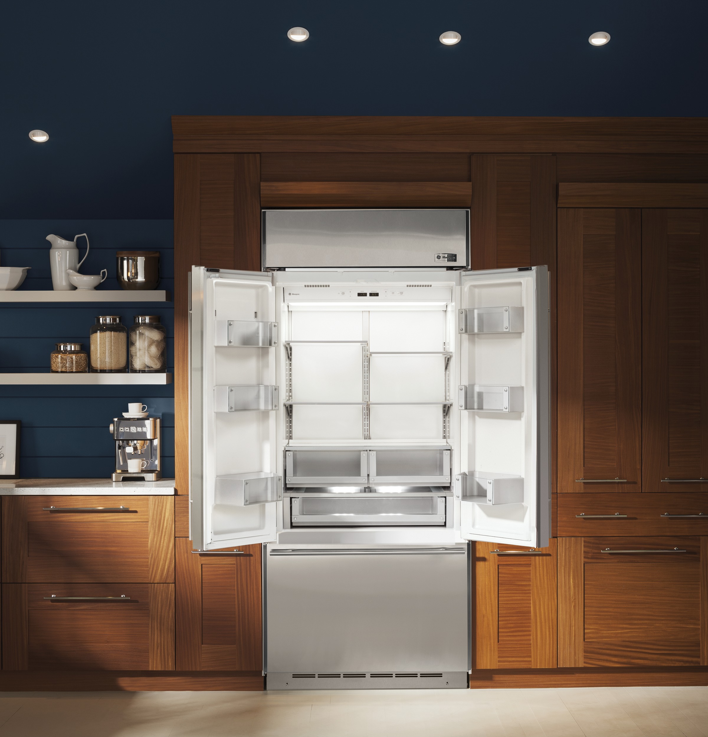 GE Monogram® 36" Built-In French-Door Refrigerator ZIPS360NZ