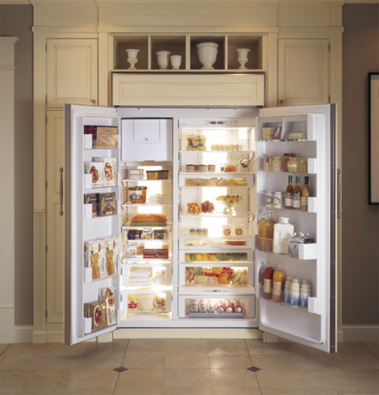 GE Monogram® 42" Built-In Side-by-Side Refrigerator ZIS420NM