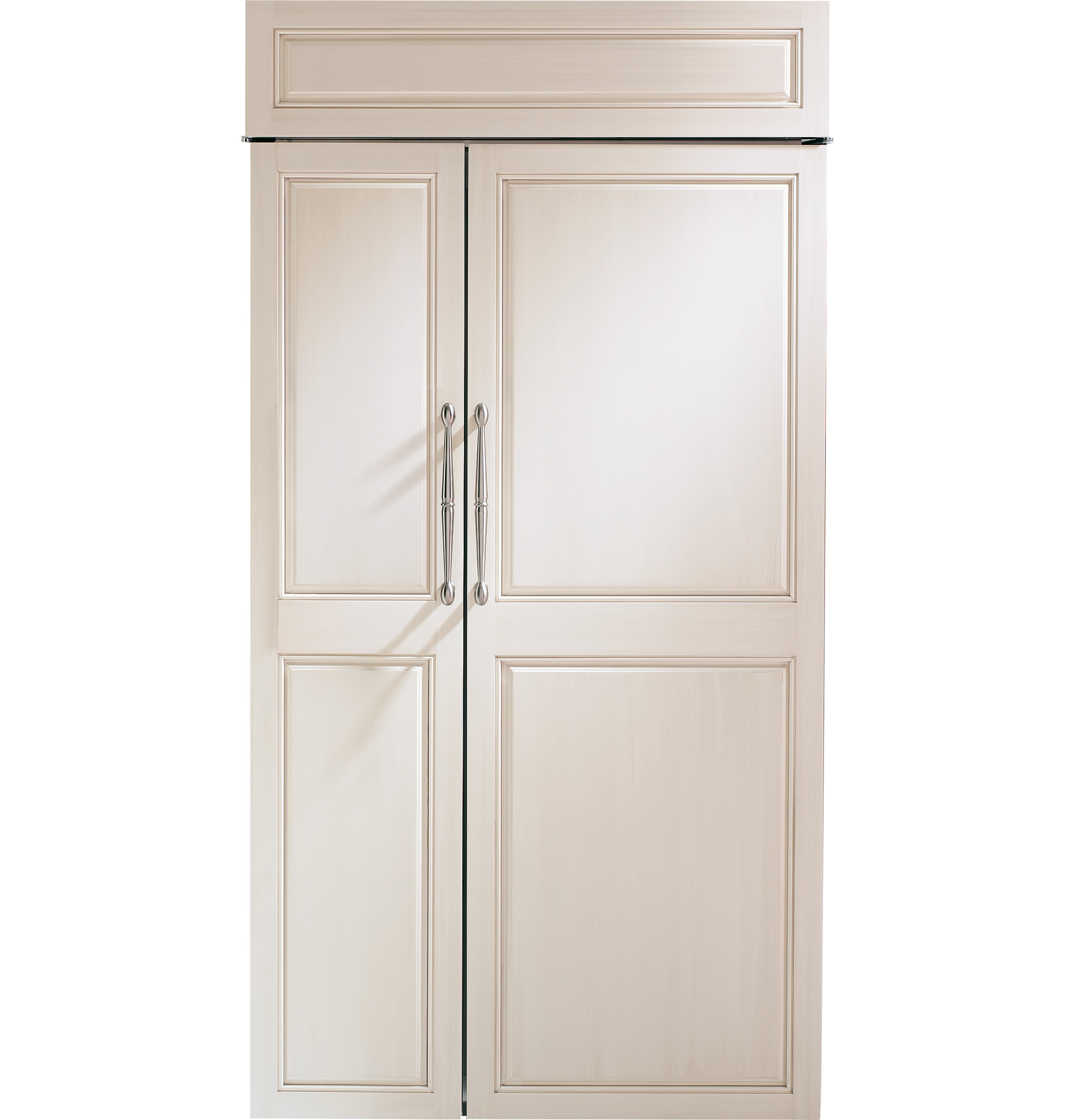 Monogram 42" Panel-Ready Built-In Side-by-Side Refrigerator ZIS420NNII