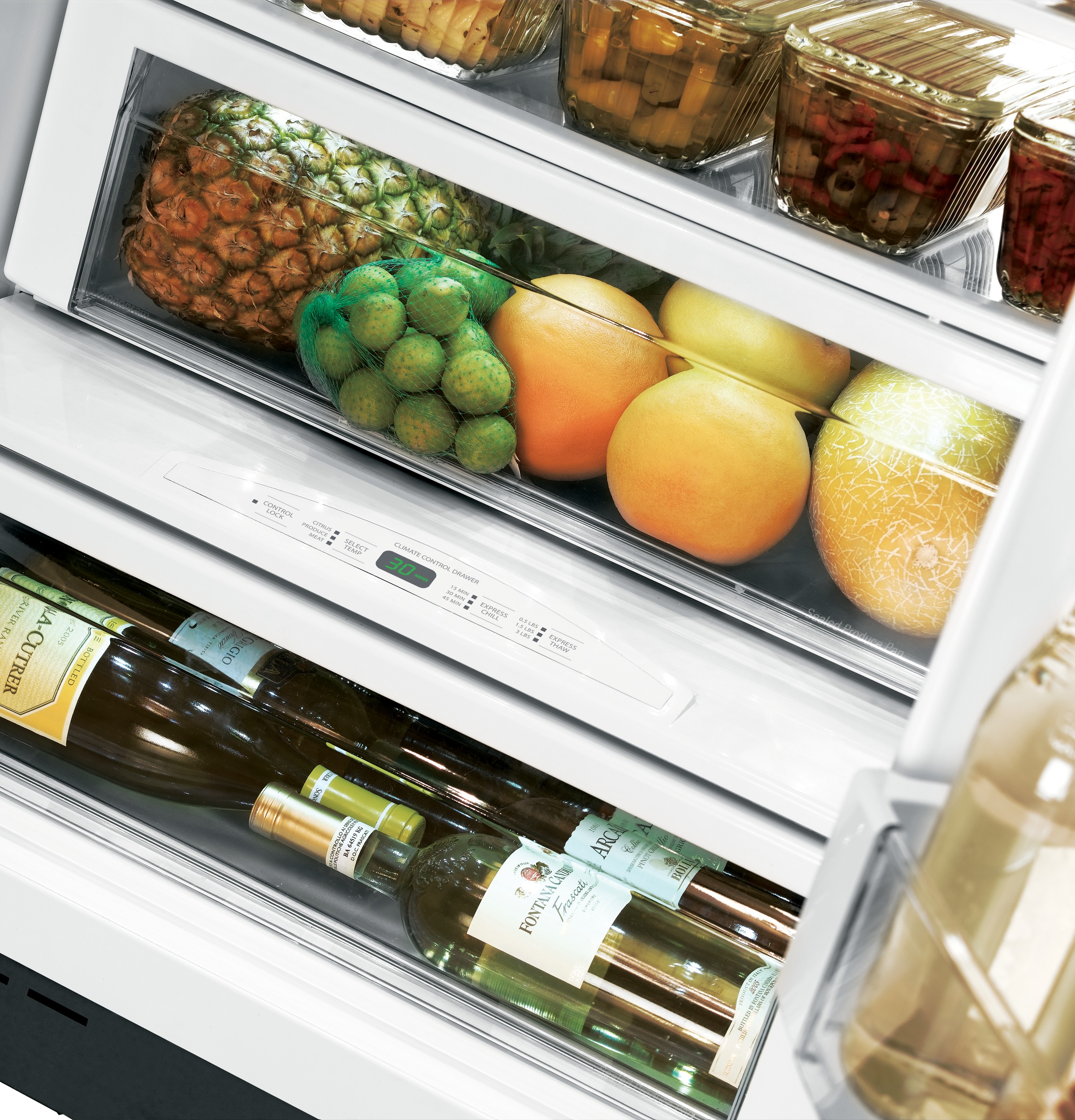 GE Monogram® 48" Built-In Side-by-Side Refrigerator ZIS480NX