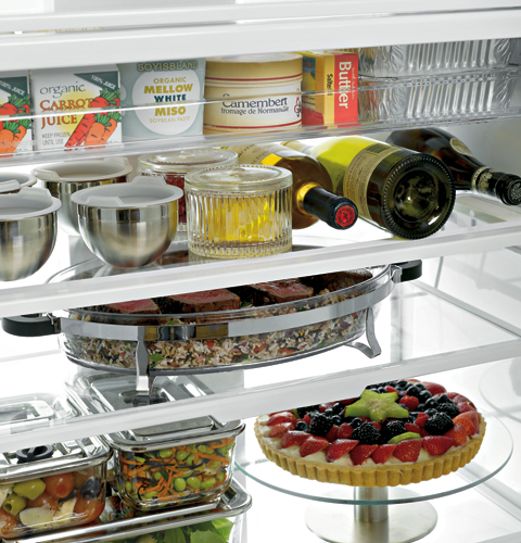 GE Monogram® 48" Built-In Side-by-Side Refrigerator ZIS480NX