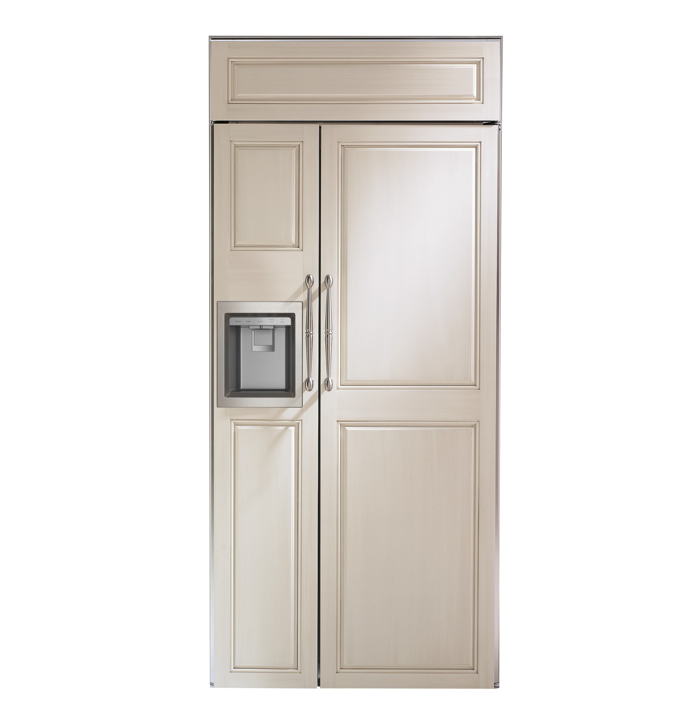 Monogram 36" Panel-Ready Built-In Side-by-Side Refrigerator with Dispenser ZISB360DNII