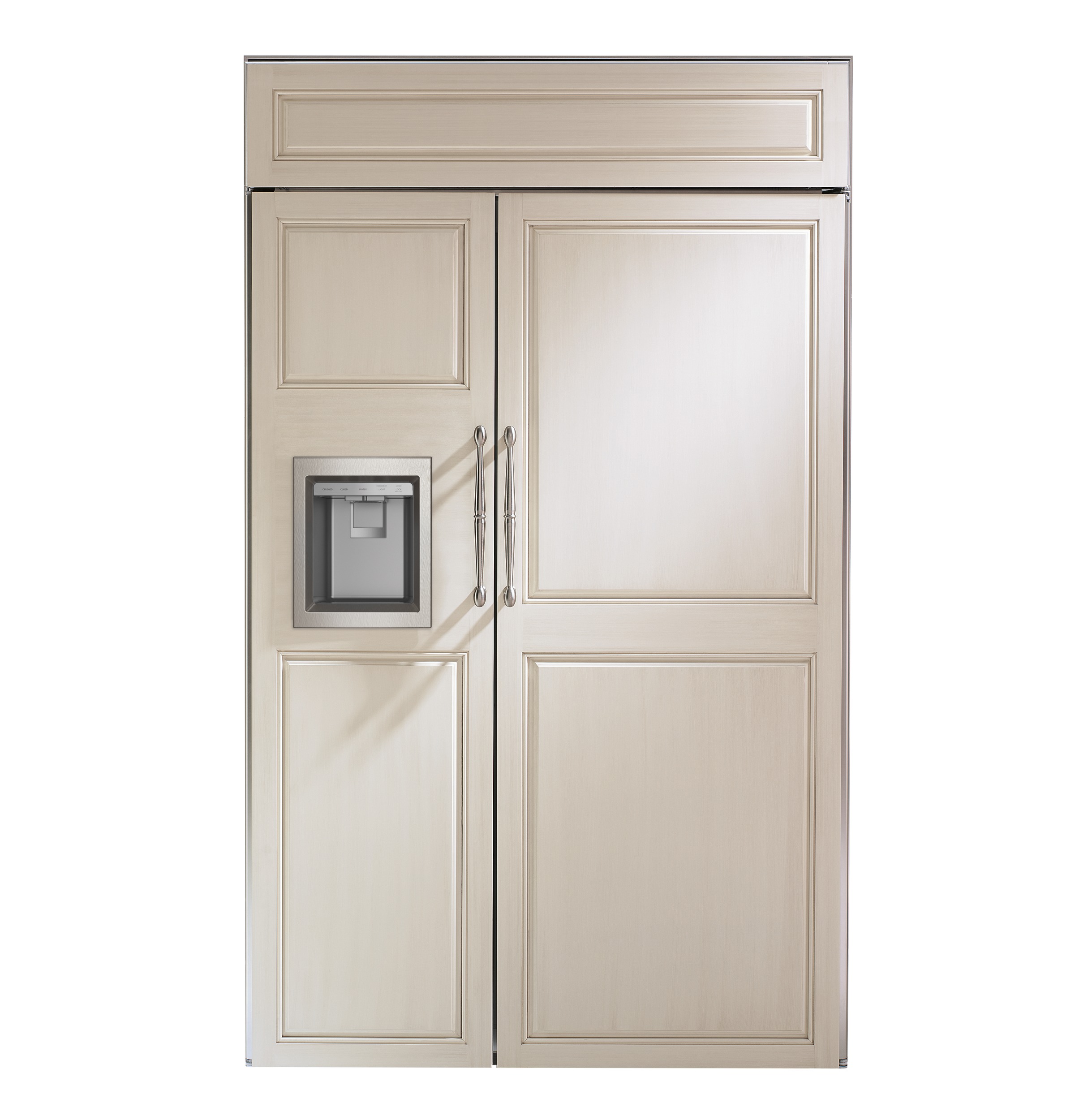 Monogram 48" Panel-Ready Built-In Side-by-Side Refrigerator with Dispenser ZISB480DNII
