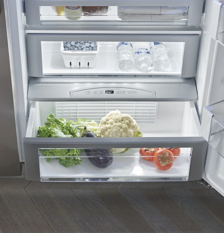 Monogram 36" Built-In Side-by-Side Refrigerator with Dispenser ZISS360DNSS