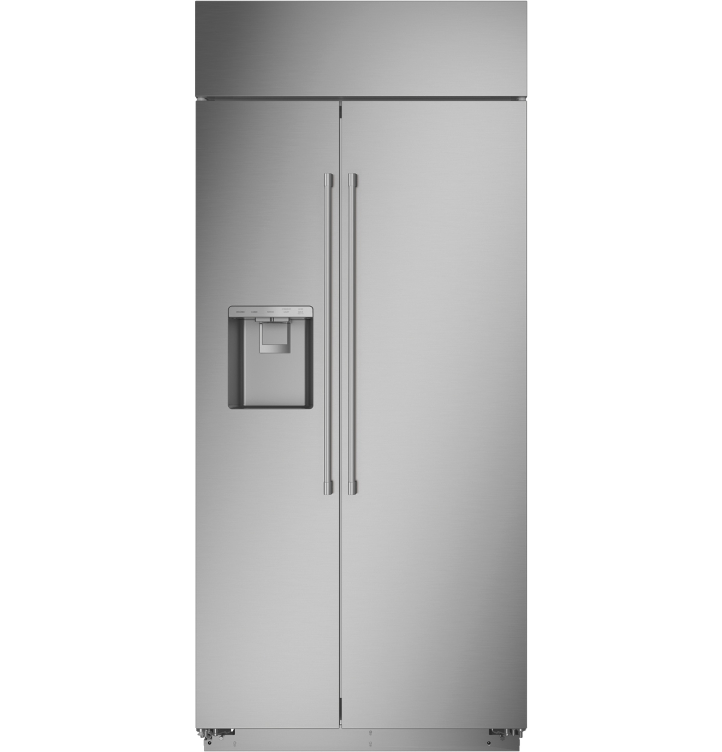 Monogram Monogram 36" Built-In Side-by-Side Refrigerator with Dispenser Stainless Steel ZISS360DNSS Picture 1