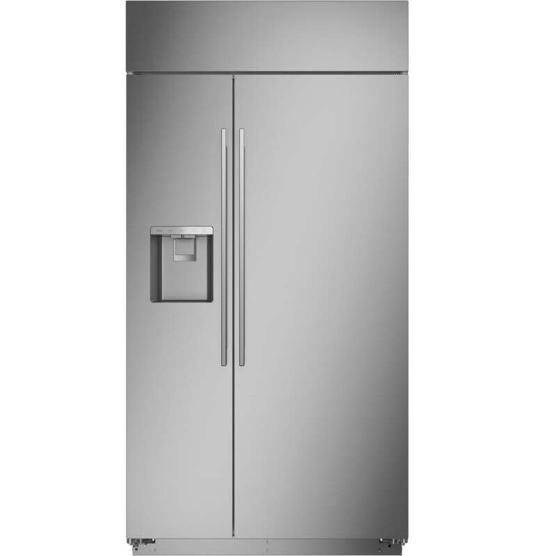 Monogram 42" Built-In Side-by-Side Refrigerator with Dispenser ZISS420DNSS