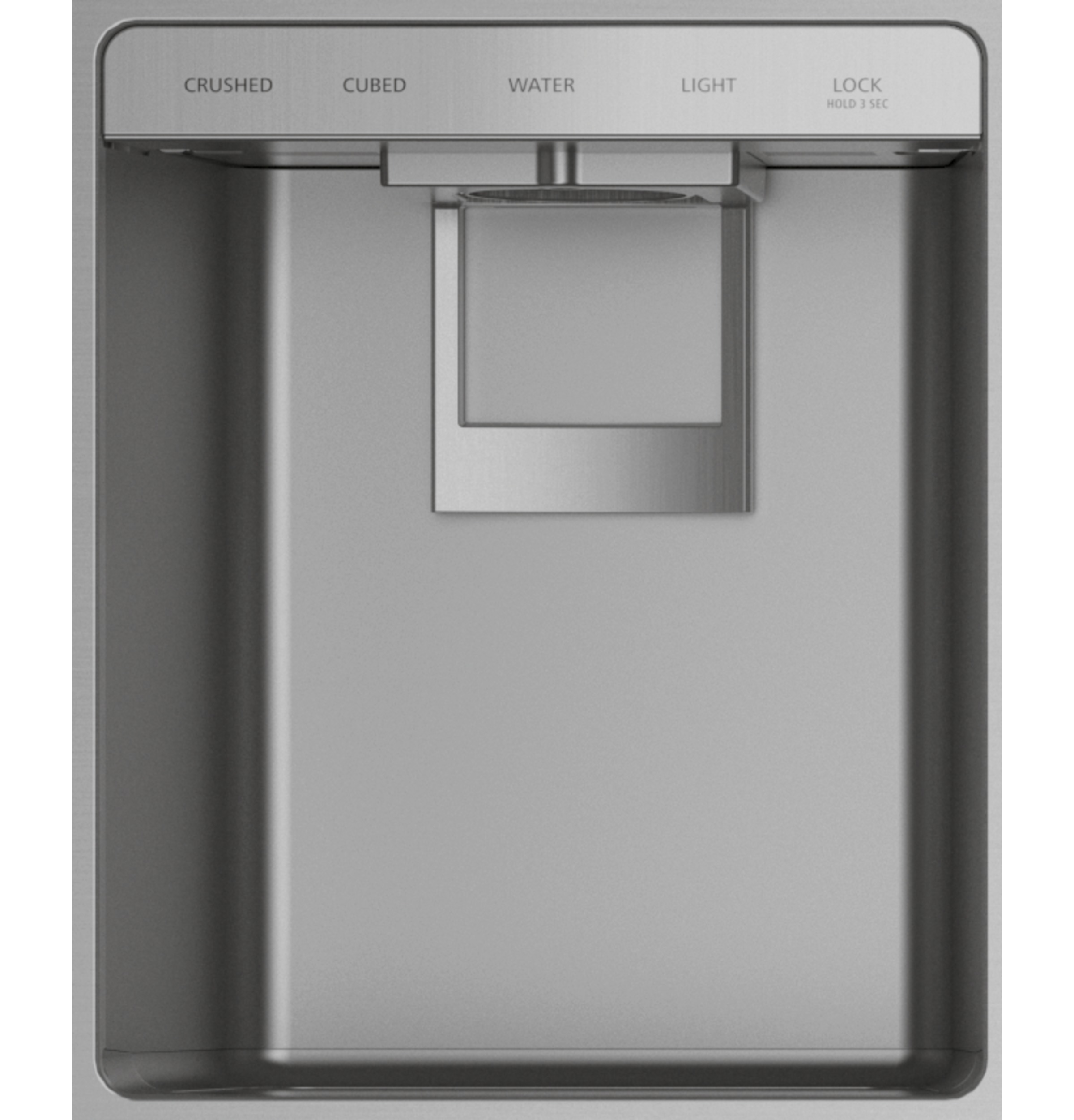 Monogram 48" Built-In Side-by-Side Refrigerator with Dispenser ZISS480DNSS