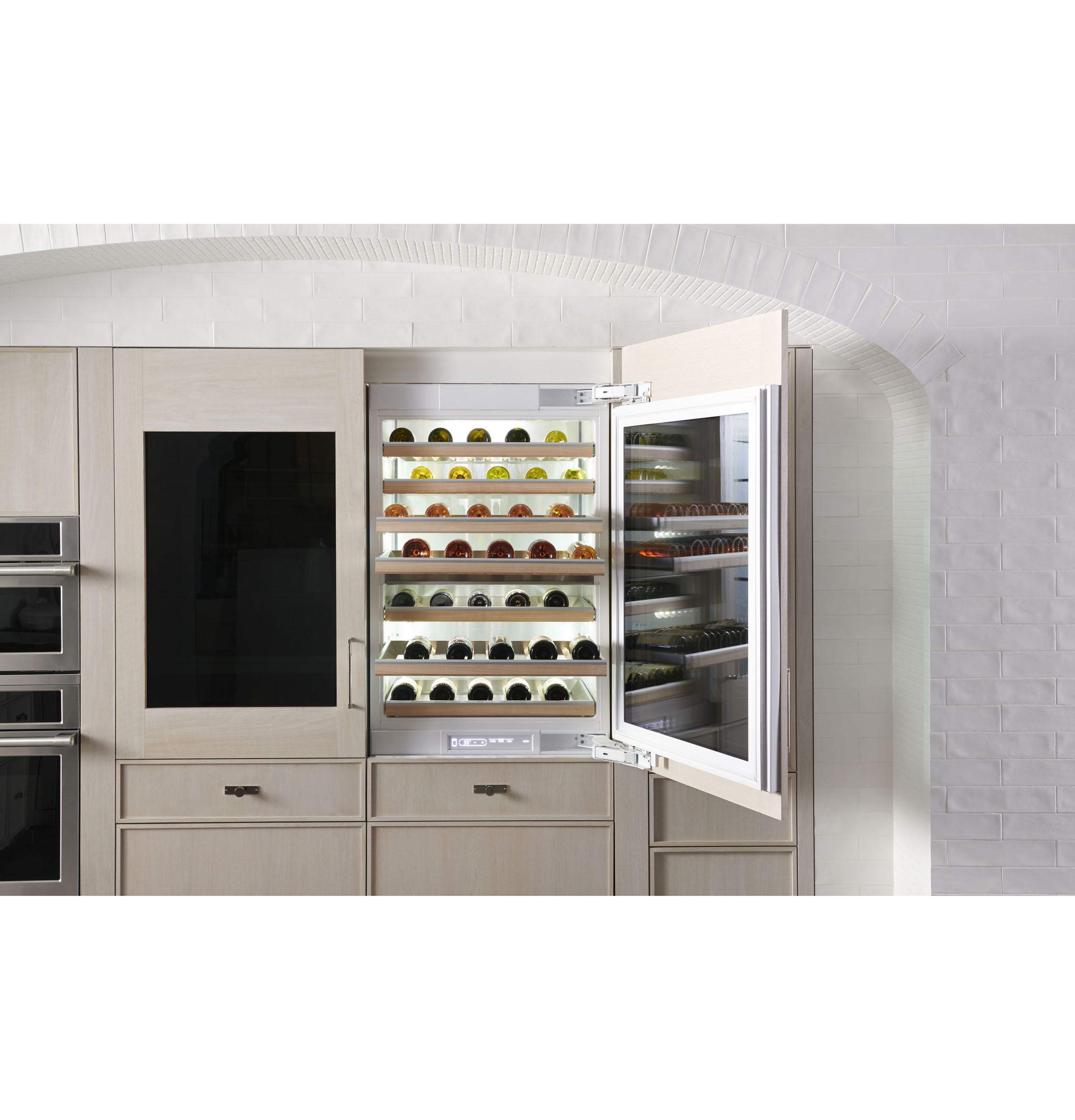 Monogram 30" Panel-Ready Fully-Integrated Wine Sommelier ZIW303NPPII