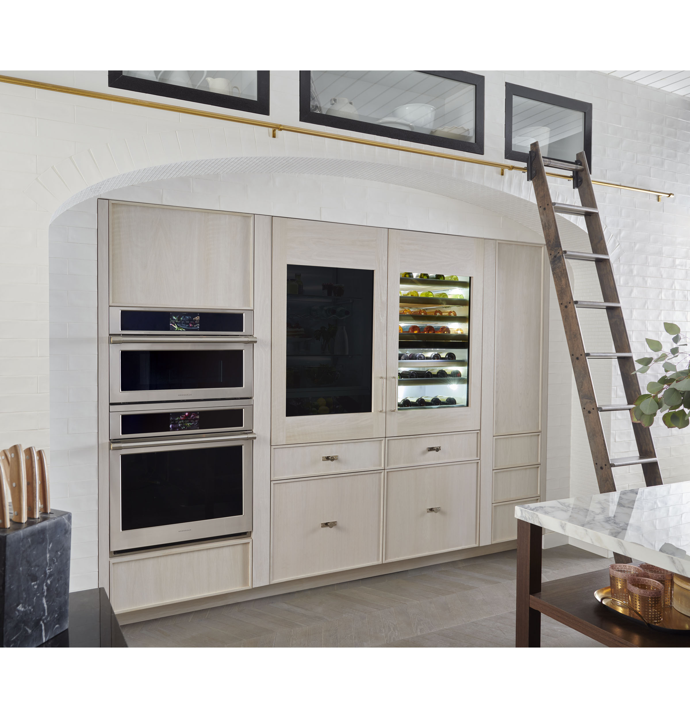 Monogram 30" Panel-Ready Fully-Integrated Wine Sommelier ZIW303NPPII