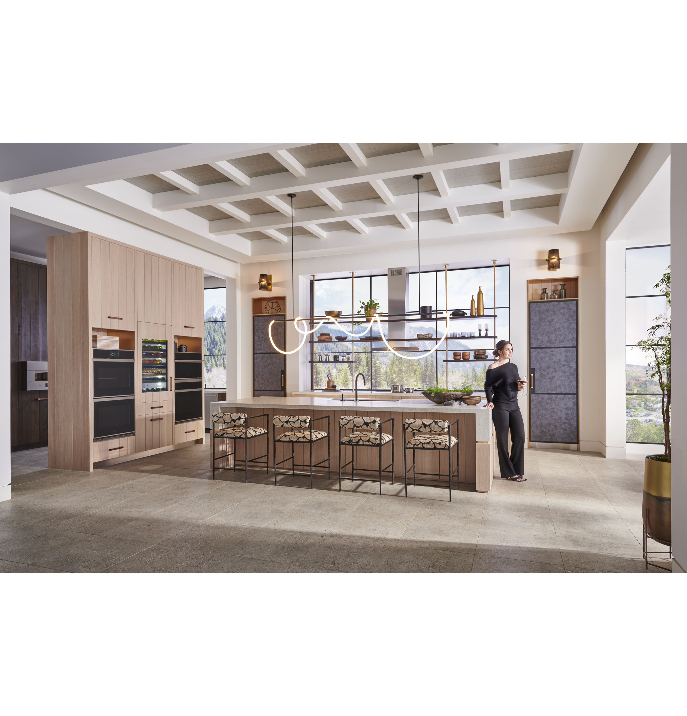 Monogram 30" Panel-Ready Fully-Integrated Wine Sommelier ZIW303NPPII