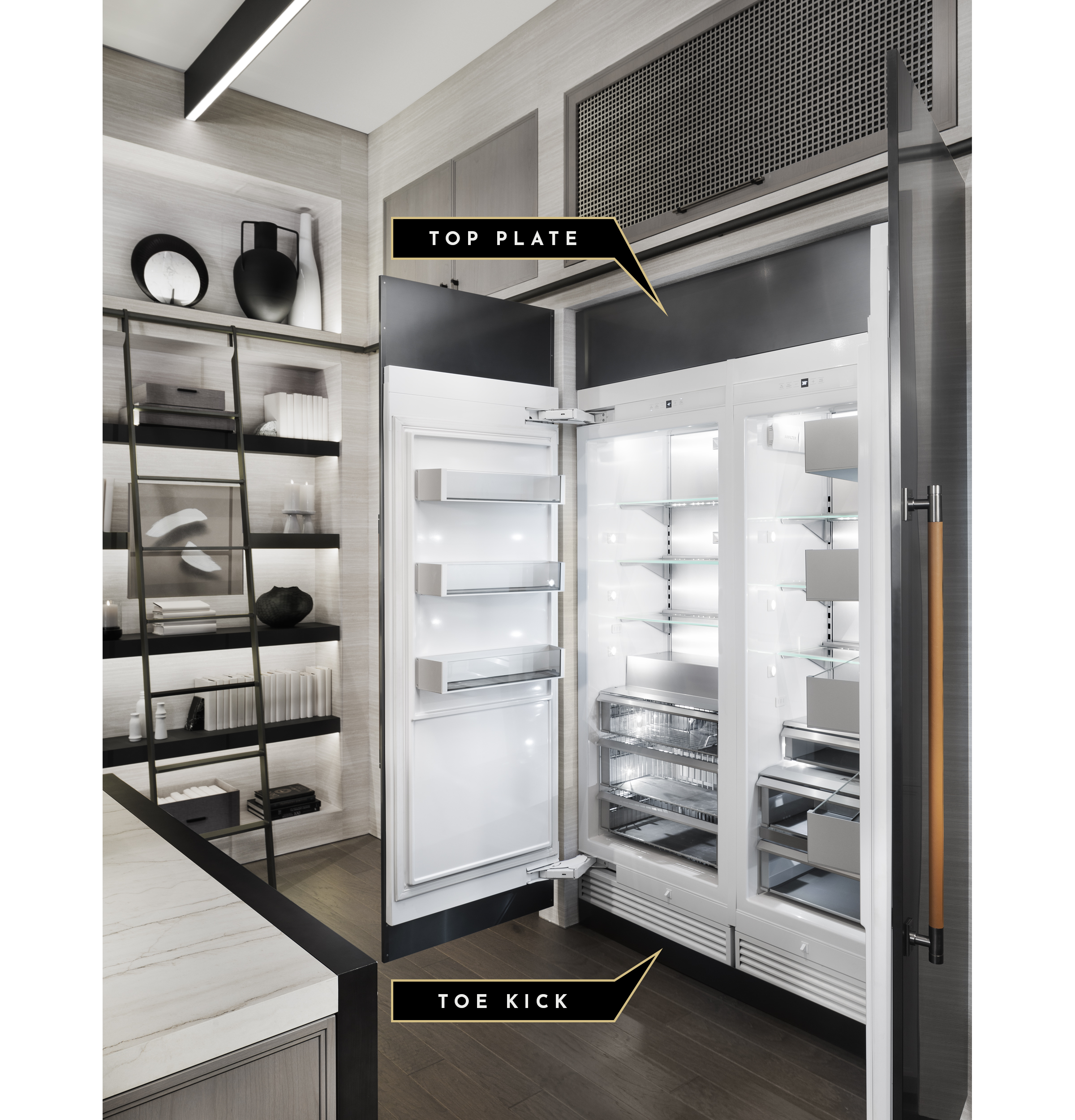 Monogram 66" Top Plate Titanium Designer Collection ZKW66TV