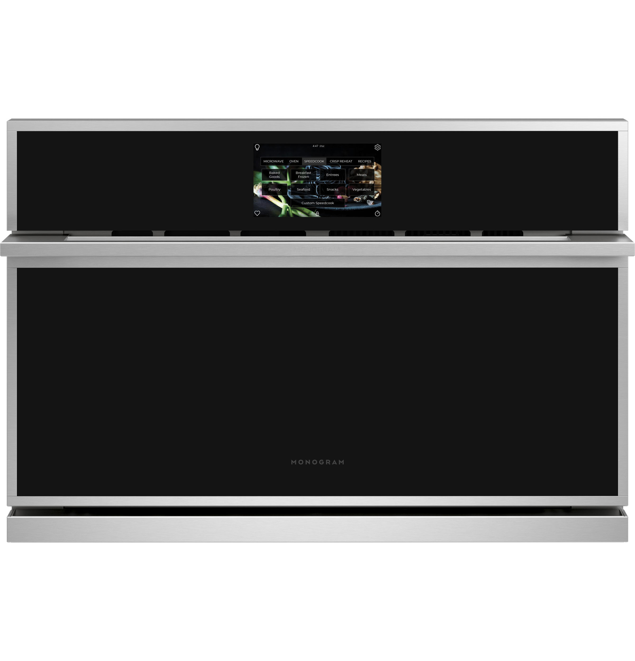 Monogram 30" Minimalist Five-in-One Wall Oven with 120V Advantium® Technology ZSB9131VSS
