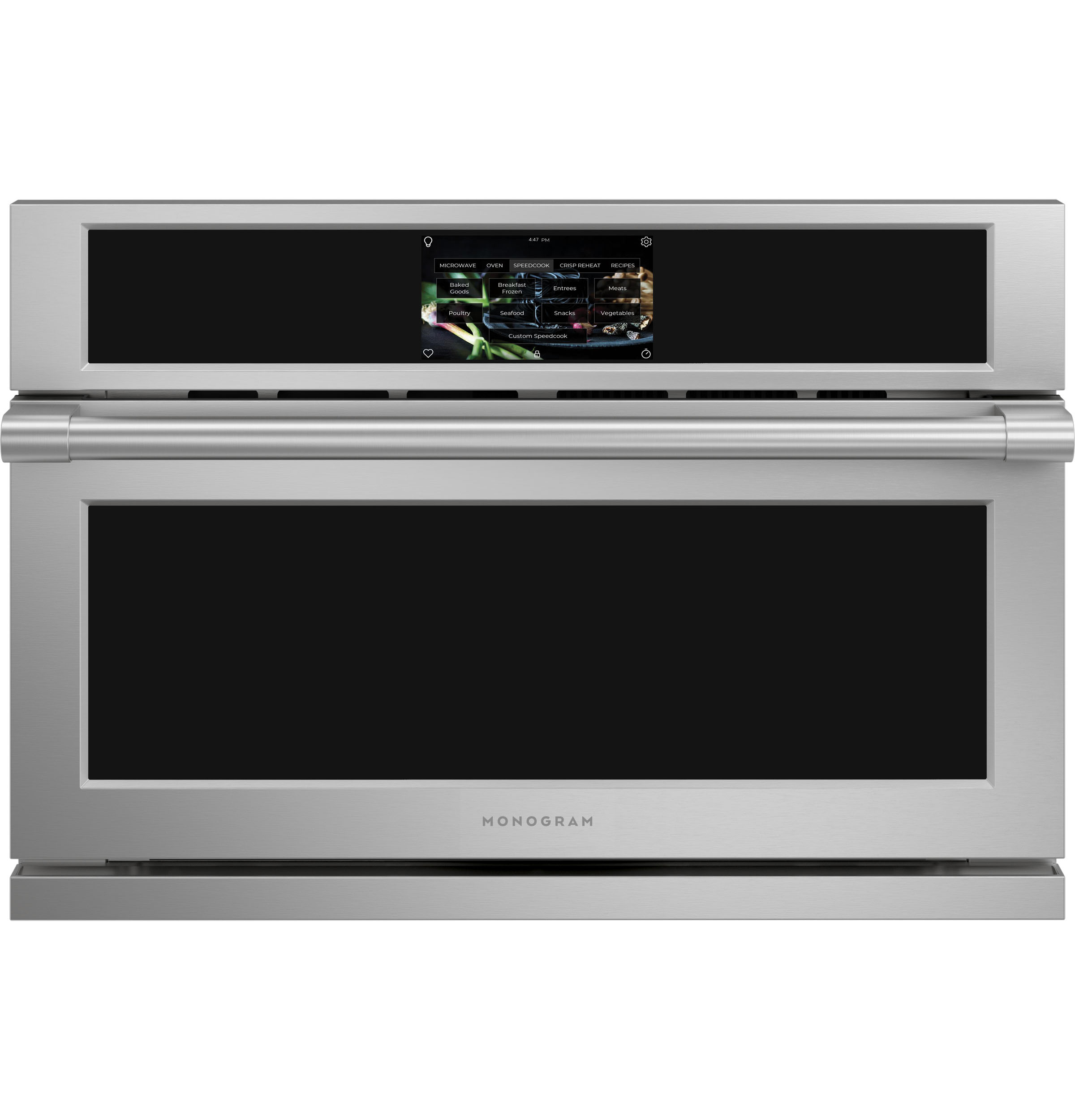 Monogram 30" Statement Five-in-One Wall Oven with 120V Advantium® Technology ZSB9132VSS