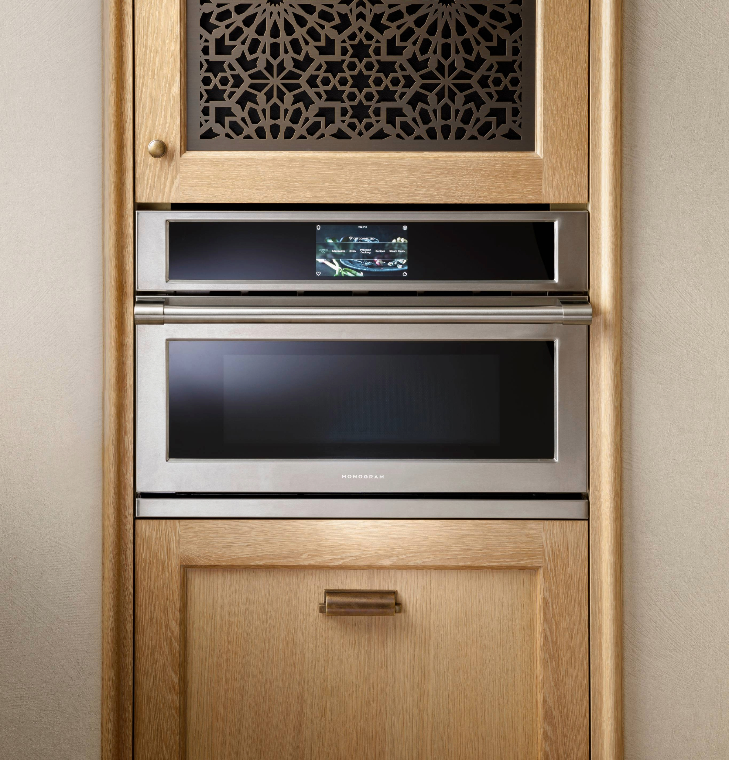 Monogram 30" Statement Five-in-One Wall Oven with 120V Advantium® Technology ZSB9132VSS