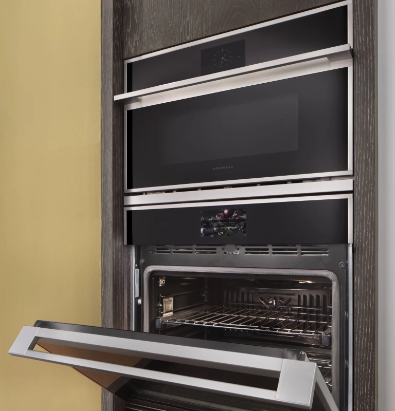 Monogram 30" Minimalist Five-in-One Wall Oven with 240V Advantium® Technology ZSB9231NSS