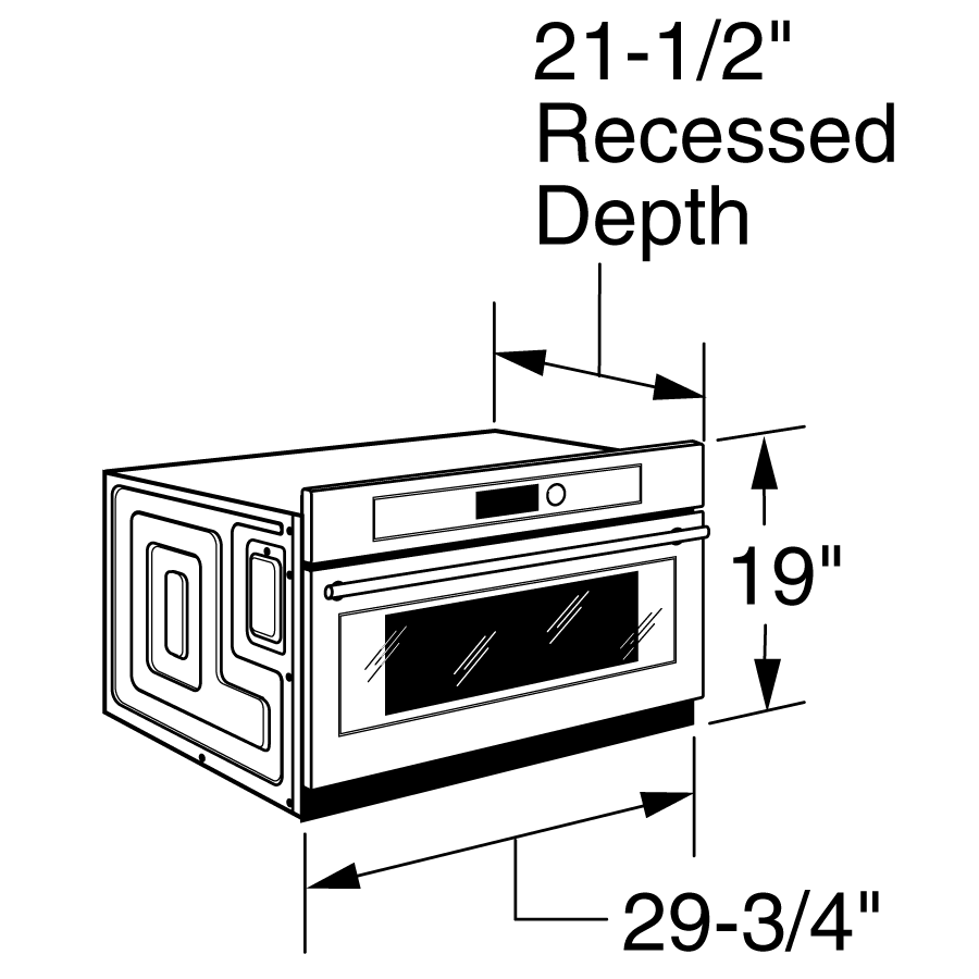 GE Monogram Built-In Oven with Advantium® Speedcook Technology- 120V ZSC1201NSS