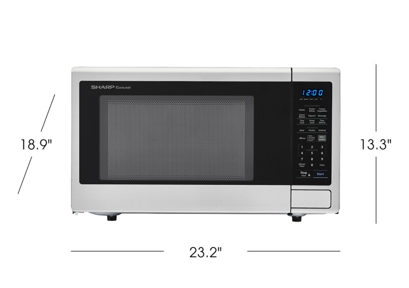 1.8 cu. ft. 1100W Countertop Microwave Oven ZSMC1842CS