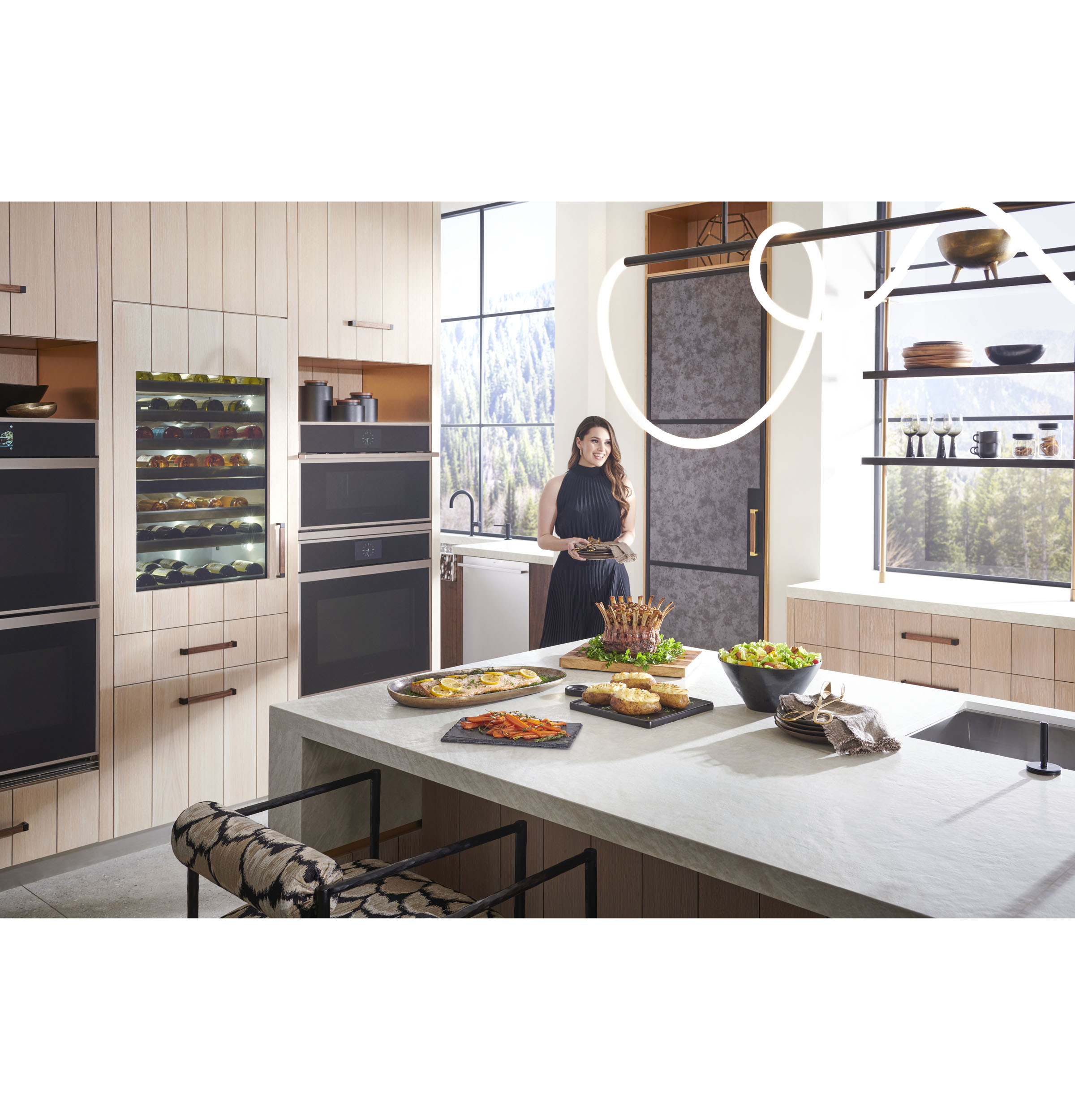 Monogram 30" Minimalist Double Wall Oven ZTD90DSSNSS