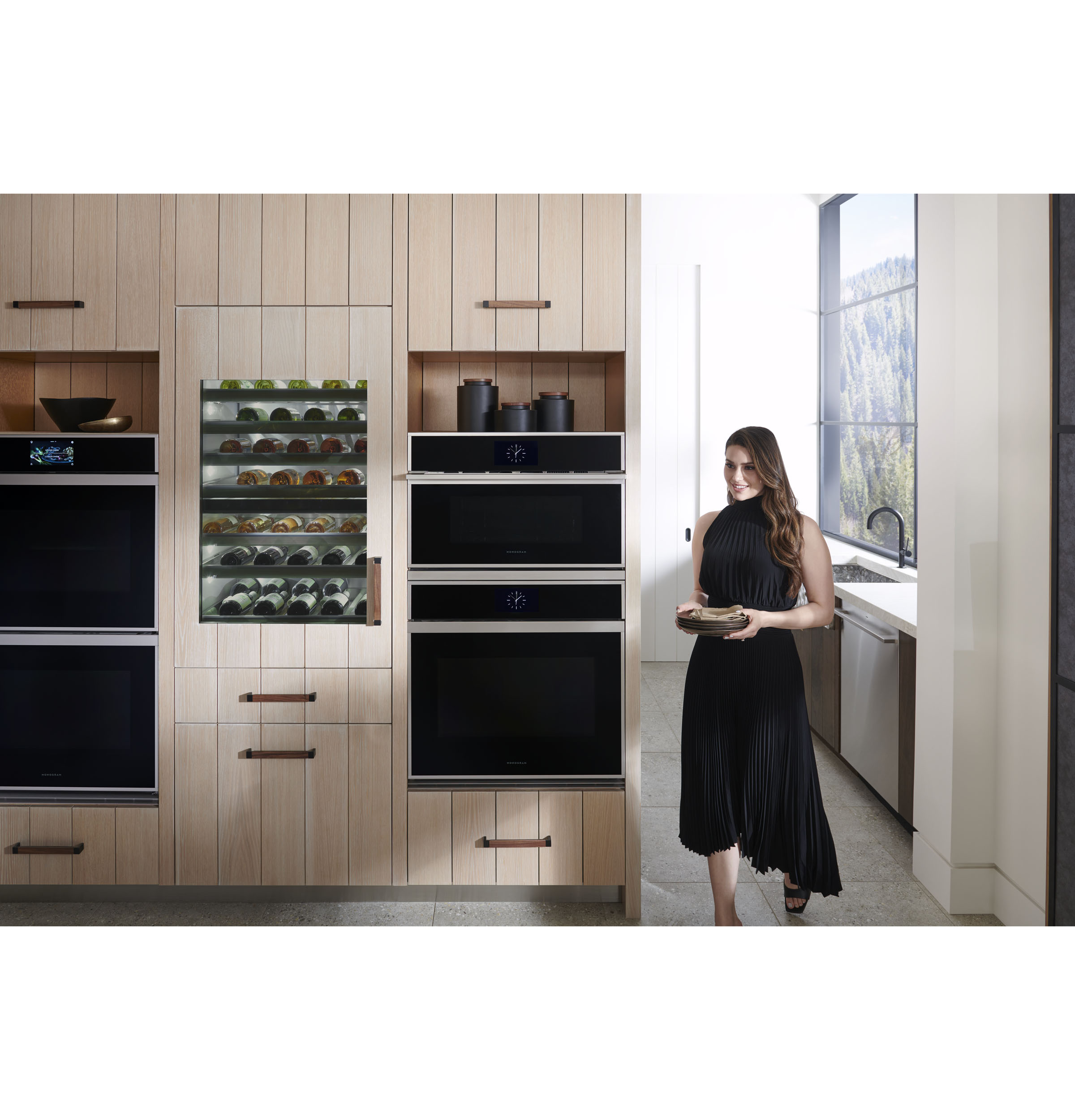 Monogram 30" Minimalist Double Wall Oven ZTDX1DSSNSS