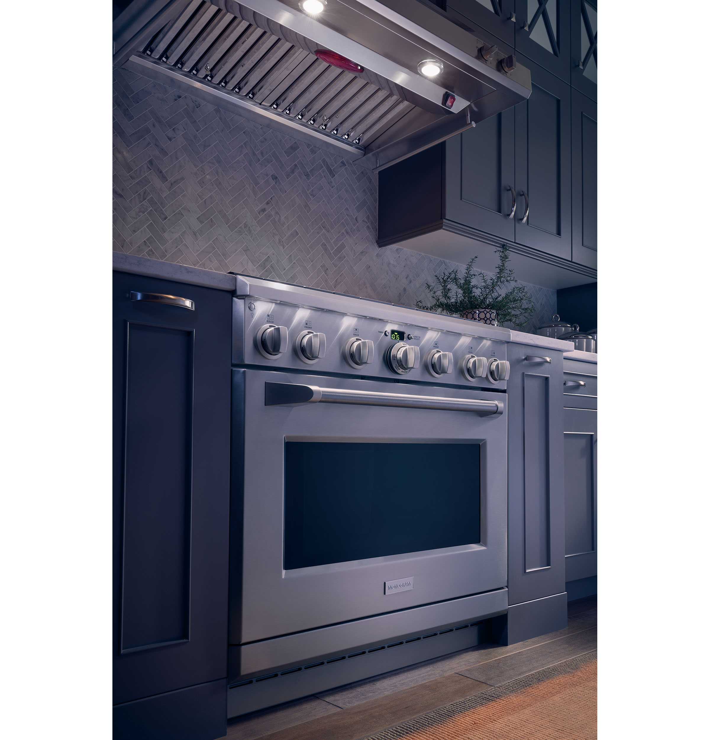 Monogram 48" Stainless Steel Professional Hood ZV48SSJSS