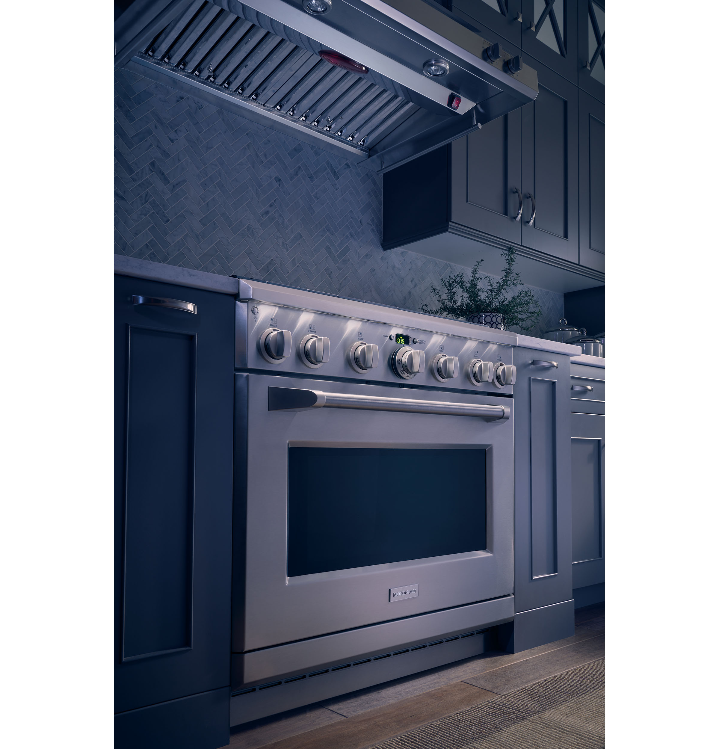 Monogram 48" Stainless Steel Professional Hood ZV48SSJSS