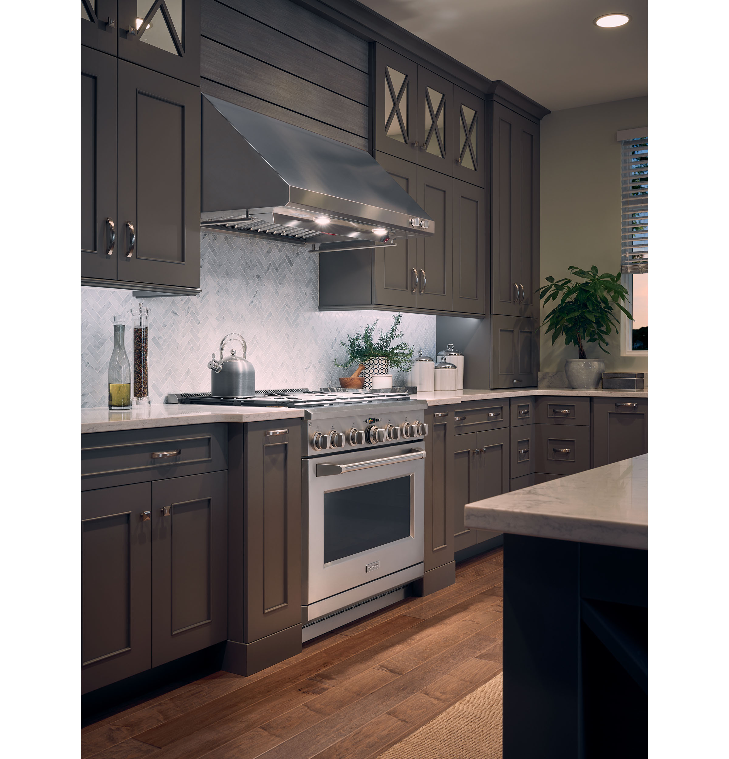 Monogram 48" Stainless Steel Professional Hood ZV48SSJSS