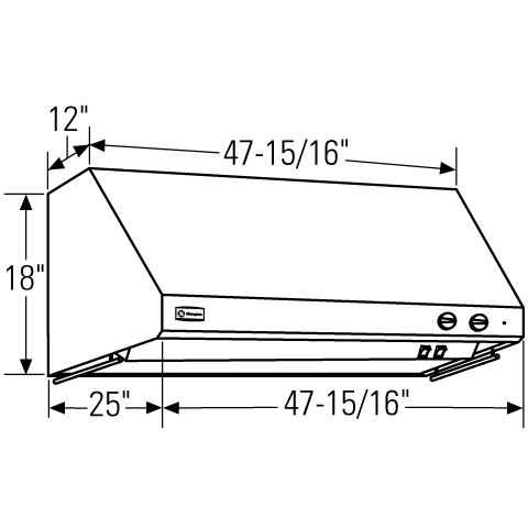 Monogram 48" Stainless Steel Professional Hood ZV48SSJSS