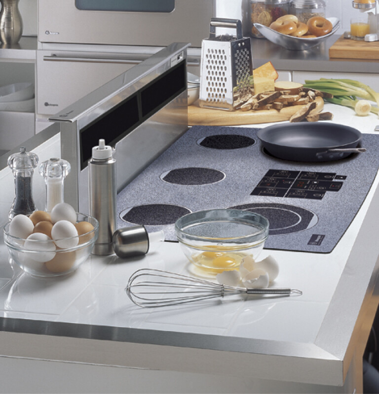 GE Monogram® 30" Stainless Steel Telescopic Downdraft Vent Hood ZVB30SBSS