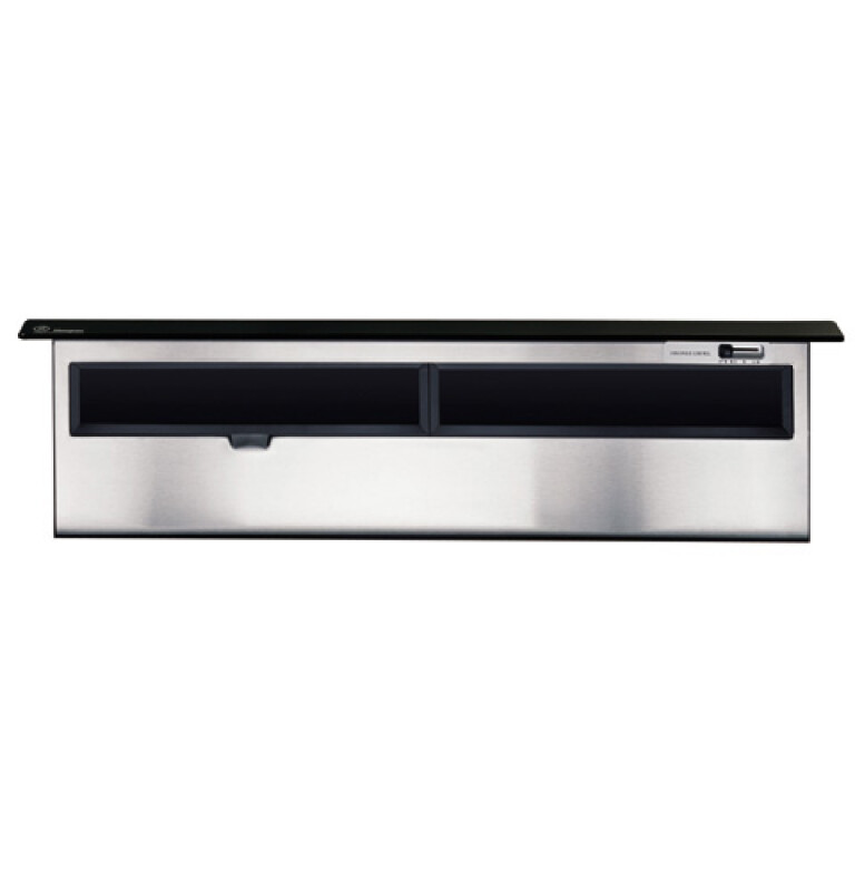 GE Monogram® 36" Black Telescopic Downdraft Vent Hood ZVB36BBBB