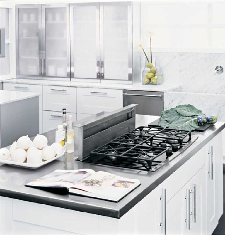 Monogram GE  36" Stainless Telescopic Downdraft Stainless Steel ZVB36SHSS Picture 1