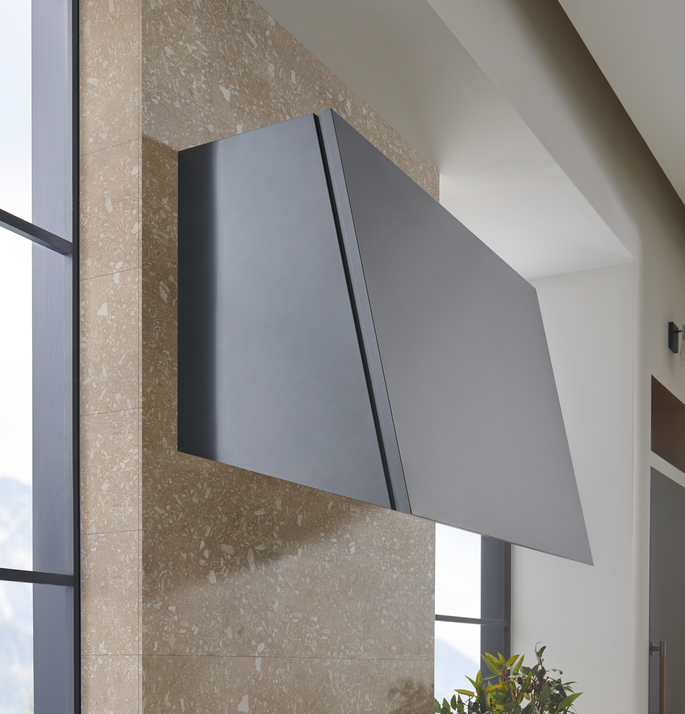 Monogram 53" Titanium Designer Collection Hood ZVC53DWTT