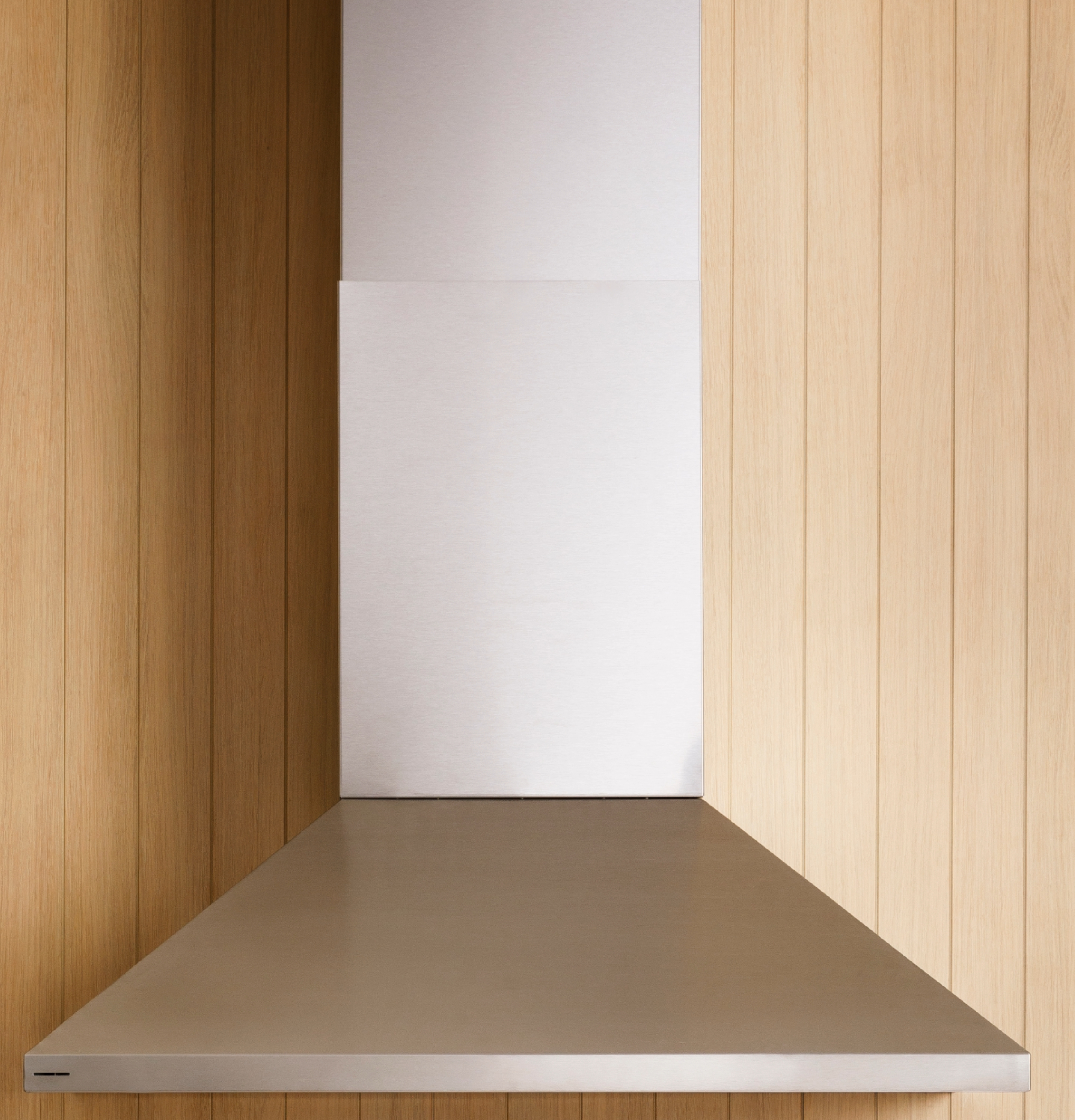 Monogram 48" Island Pyramid Chimney Vent Hood with Air Quality Sensors ZVIS481SRSS