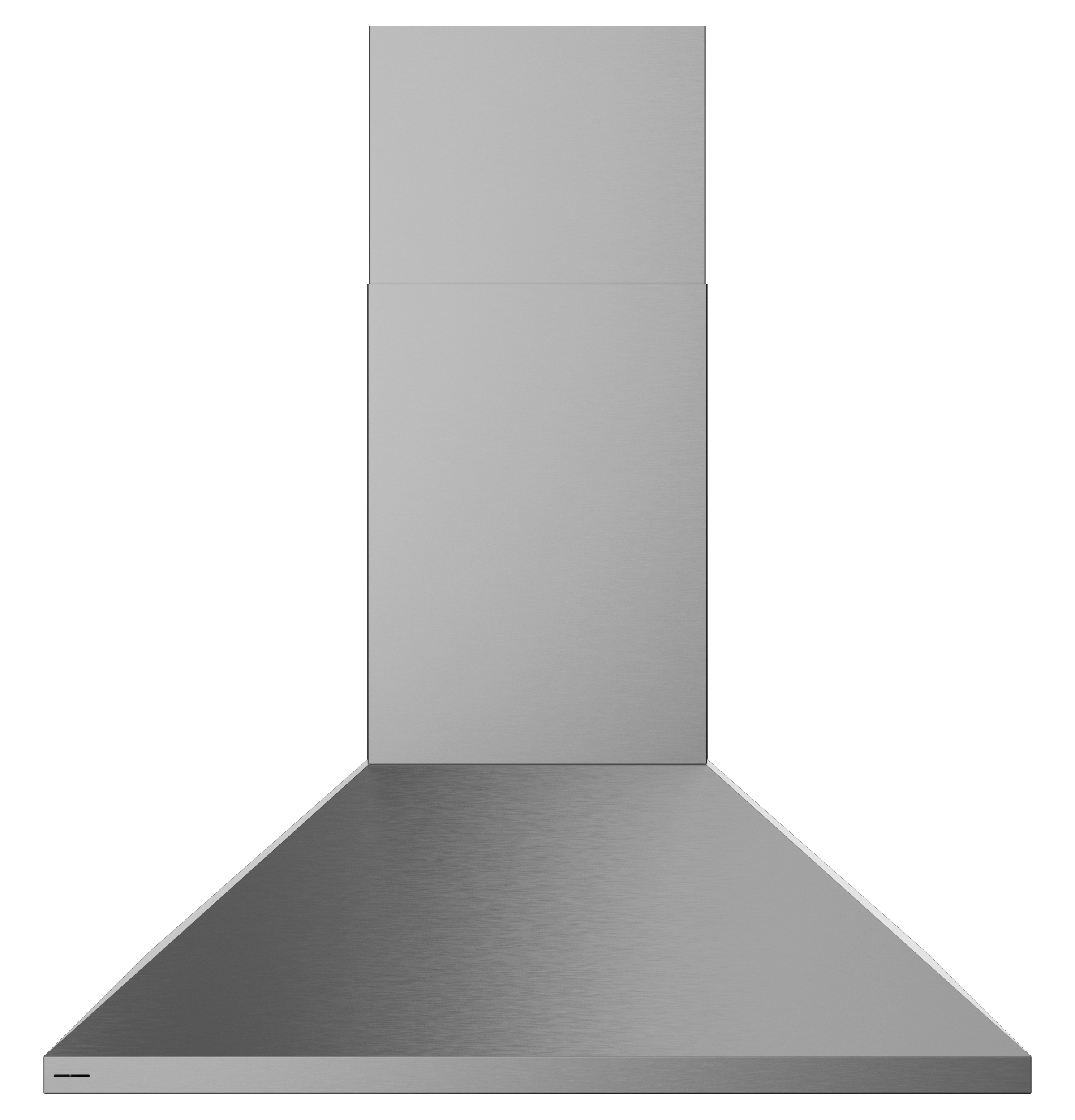 Monogram 36" Wall-Mounted Pyramid Chimney Vent Hood with Air Quality Sensors ZVWS361SRSS