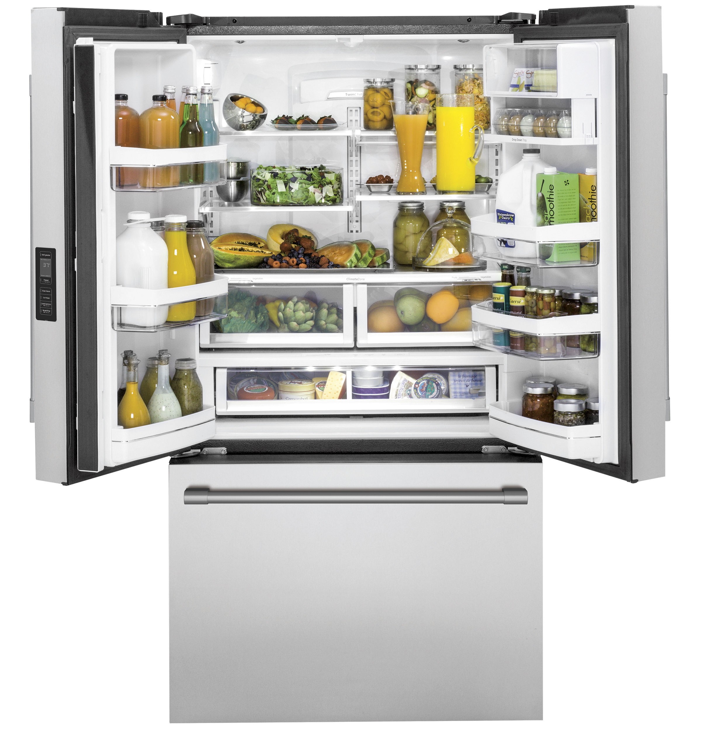 Monogram Counter-Depth French-Door Refrigerator ZWE23NSTSS