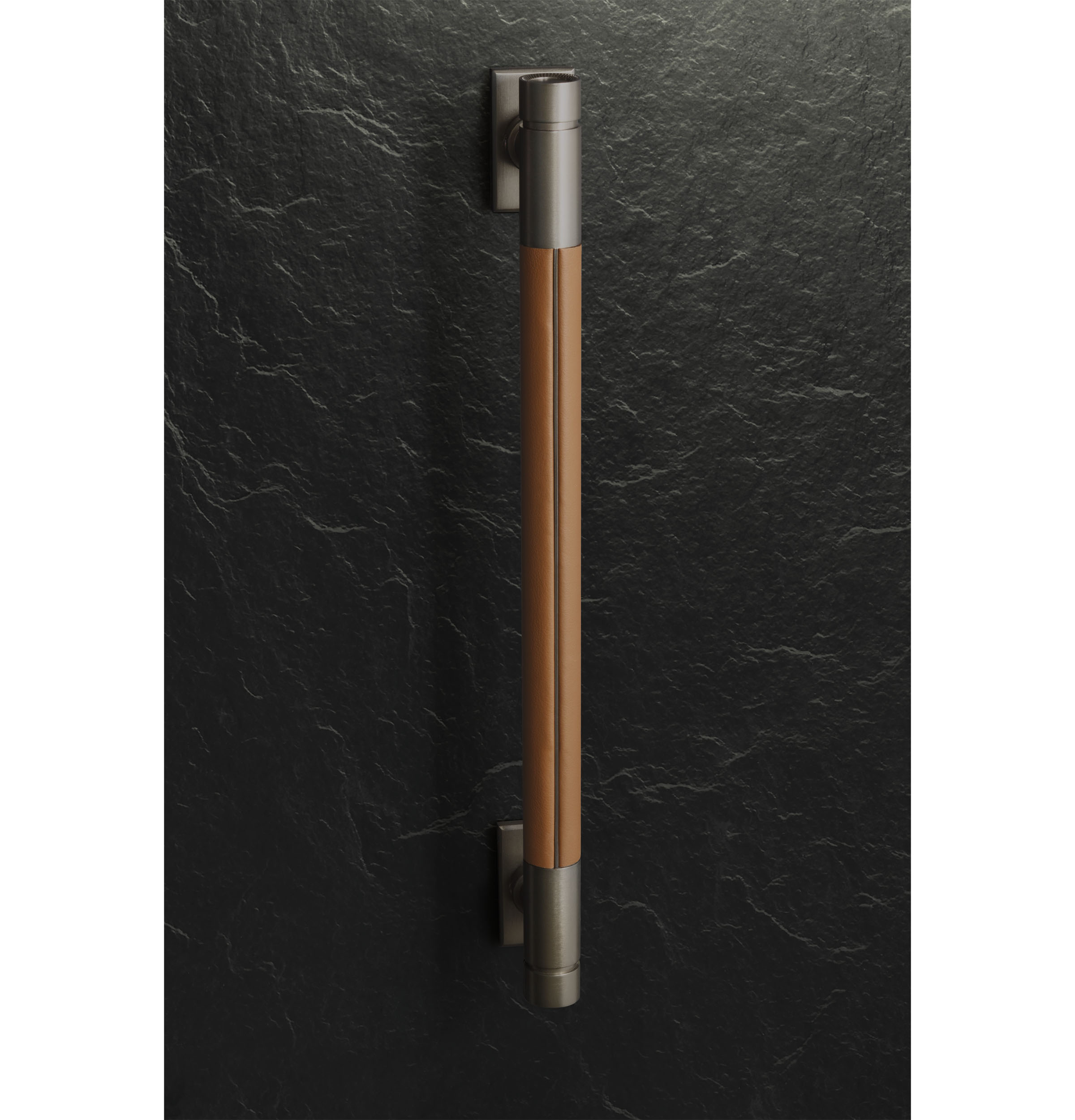 Monogram 48" Designer Collection Titanium Short Handle for Pro Range ZXPR48HSTT1