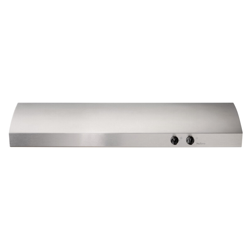 NuTone 30-Inch 4-Way Convertible Under-Cabinet Range Hood, 270 Max Blower CFM AR130SS