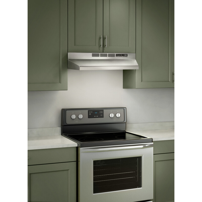 30-Inch Ductless Under-Cabinet Range Hood w/ Easy Install System BUEZ130SS